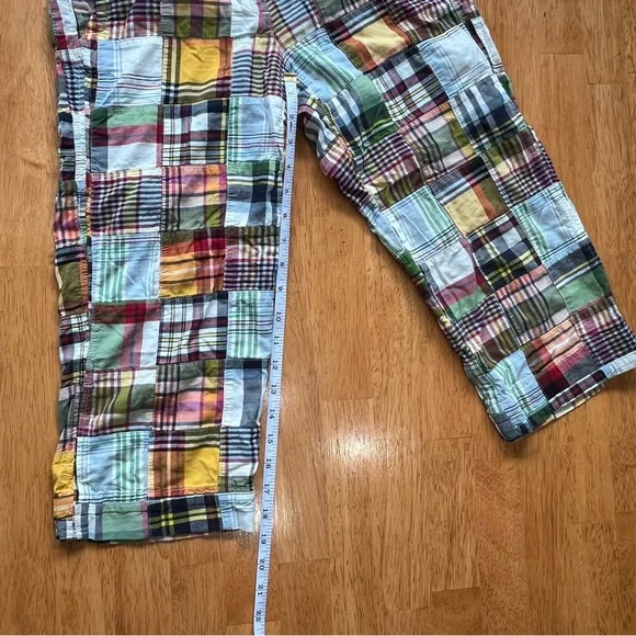 Vintage J.Crew Madras Plaid Capris – Summer 2008 – Size 2 🌞 - Picture 5 of 8